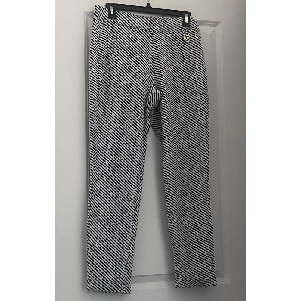 Michael Kors Textured Tweed Career Pants Women's M Office Trousers‎ 27" Inseam